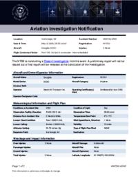 N115U — crash photo