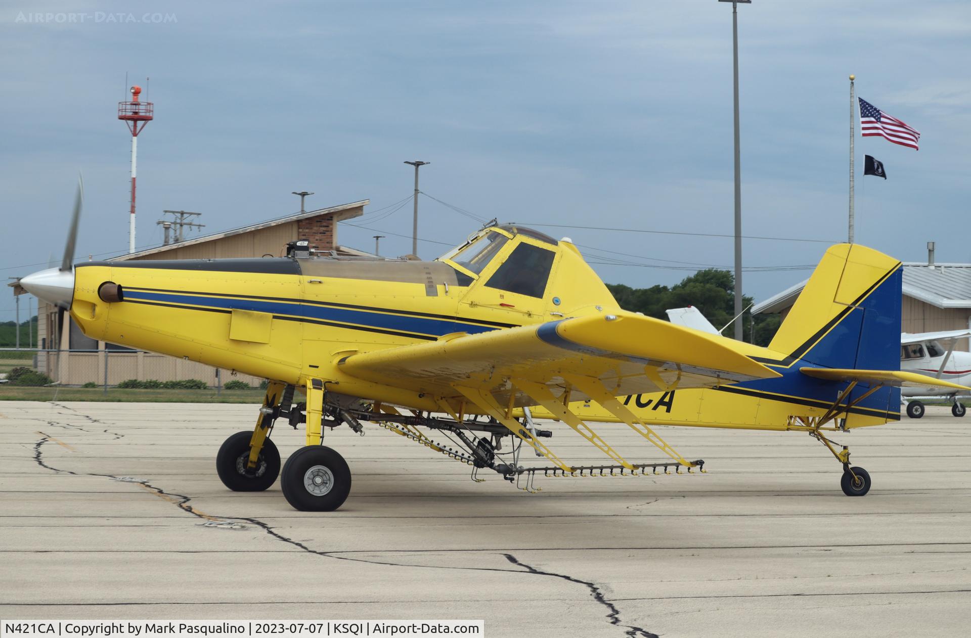 N421CA — crash photo