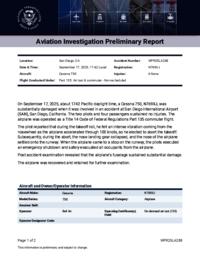 San Diego International Airport, CA (SAN/KSAN) → Columbus-John Glenn International Airport, OH (CMH/KCMH) — crash photo