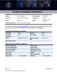 Chicago-Midway Airport, IL (MDW/KMDW) → Boston-Logan International Airport, MA (BOS/KBOS) — crash photo