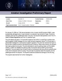 Batesville Regional Airport, AR (BVX/KBVX) → Albuquerque International Airport, NM (ABQ/KABQ) — crash photo