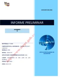 Acarigua Airport (AGV/SVAC) → San Juan De Los Morros Airport (SVJM) — crash photo